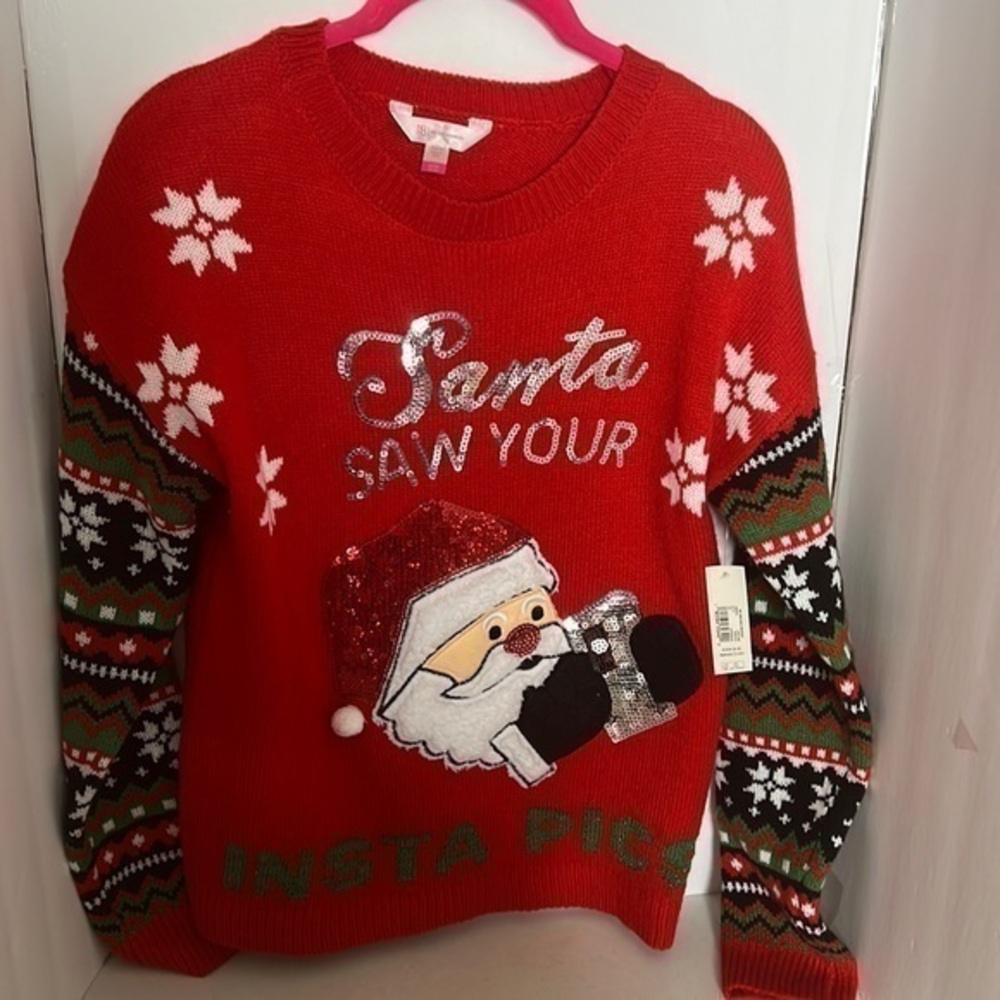NO BOUNDARIES, WOMANS UGLY CHRISTMAS SWEATER 😂🤣